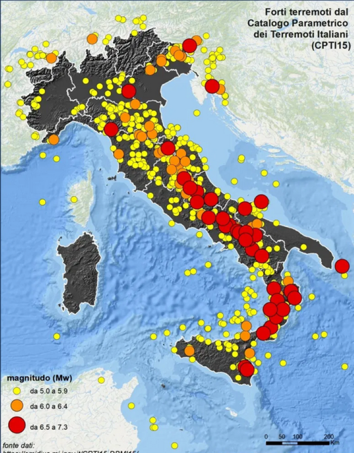 Ecco Dove Avvengono I Terremoti In Italia Blueplanetheartit 0517